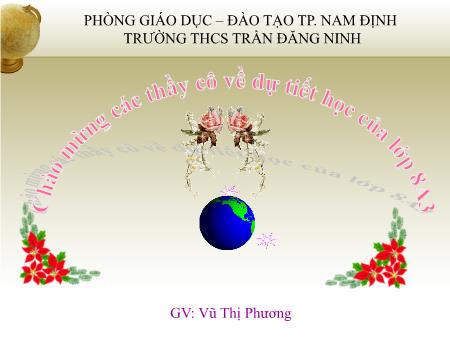 Bài giảng Địa lí Lớp 8 Sách Cánh diều - Đặc điểm dân cư, xã hội châu Á - Trường THCS Trần Đăng Ninh