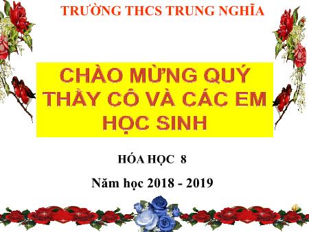 Bài giảng Hóa học Lớp 8 - Tiết 35, Bài 24: Tính chất của oxi - Trường THCS Trung Nghĩa