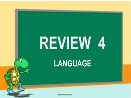 Bài giảng Tiếng Anh Lớp 8 Global Success - Review 4: Language