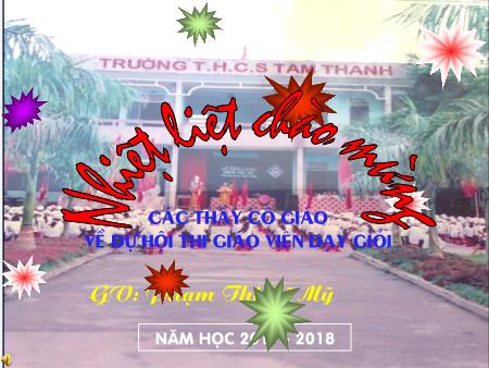 Bài giảng Tin học Lớp 8 - Bài 4: Sử dụng biến và hằng trong chương trình - Trường THCS Tam Thanh